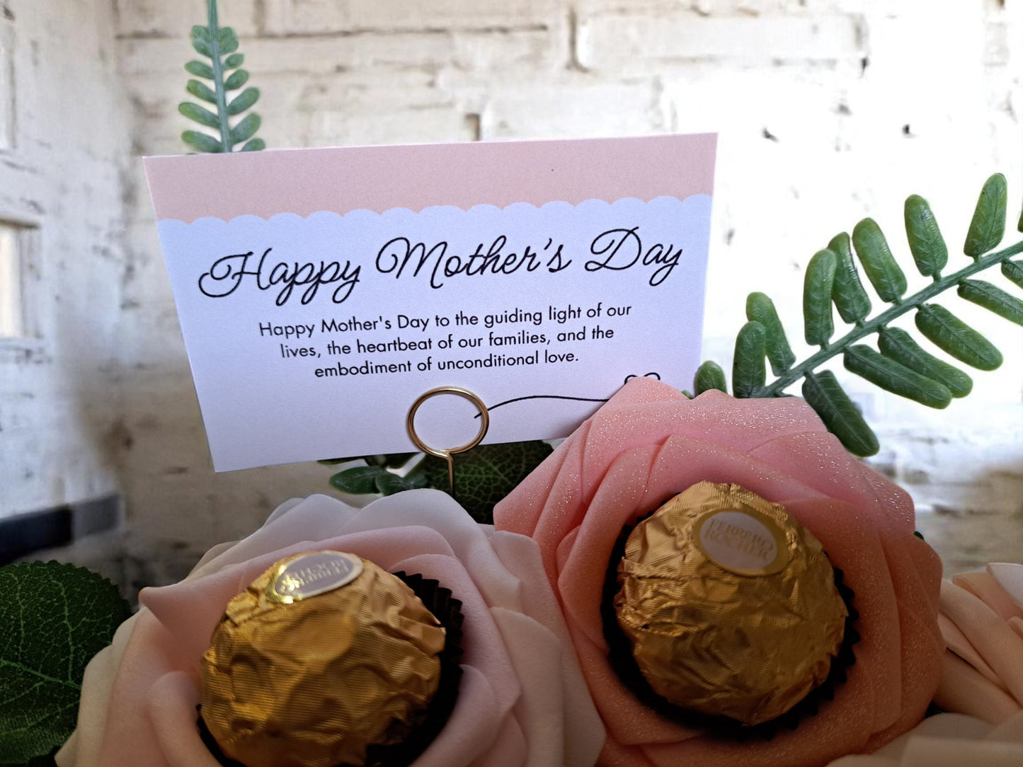Ferrero Rocher White Purse Bouquet